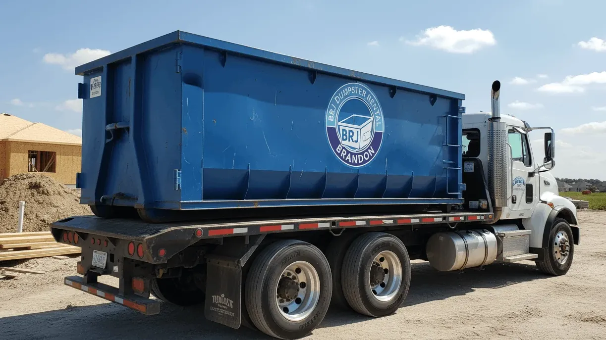 Roll-off dumpster delivery serving Gibsonton, Florida from Brandon Roll-off dumpster delivery serving Gibsonton, Florida from Brandon