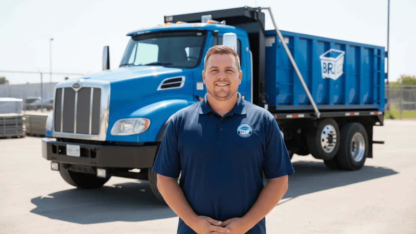 Roll-off dumpster delivery serving Temple Terrace, Florida from Brandon Roll-off dumpster delivery serving Temple Terrace, Florida from Brandon
